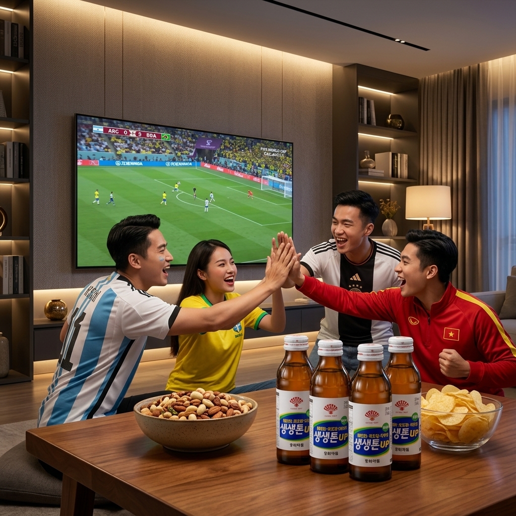 Cổ Vũ Mùa World Cup 2026 Cùng Nước Uống Tăng Lực Cao Cấp Sang Sang Ton Up